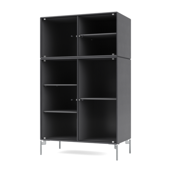 RIPPLE III Vitrine Cabinet with Legs