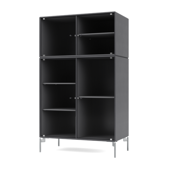 RIPPLE III Vitrine Cabinet with Legs