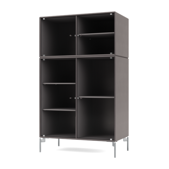 RIPPLE III Vitrine Cabinet with Legs