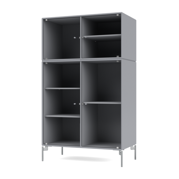 RIPPLE III Vitrine Cabinet with Legs