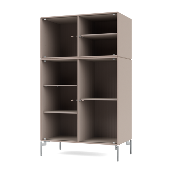 RIPPLE III Vitrine Cabinet with Legs