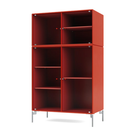 RIPPLE III Vitrine Cabinet with Legs