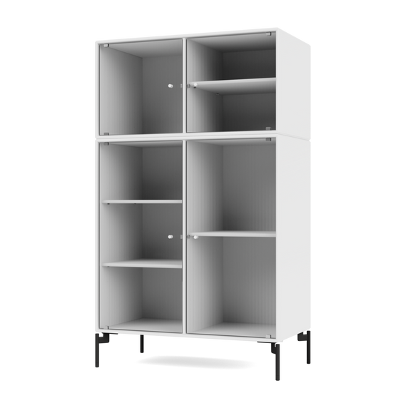 RIPPLE III Vitrine Cabinet with Legs