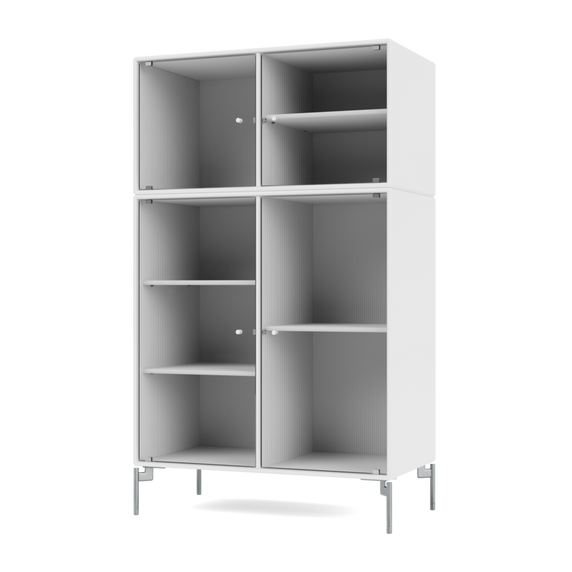 RIPPLE III Vitrine Cabinet with Legs