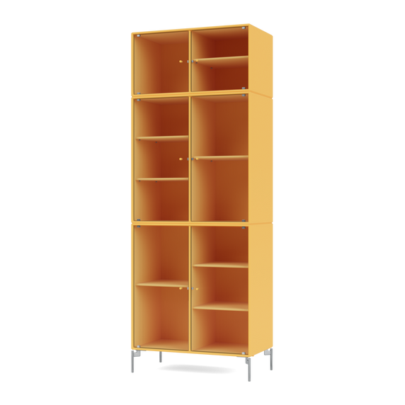 RIPPLE IV Vitrine Cabinet with Legs