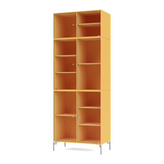 RIPPLE IV Vitrine Cabinet with Legs