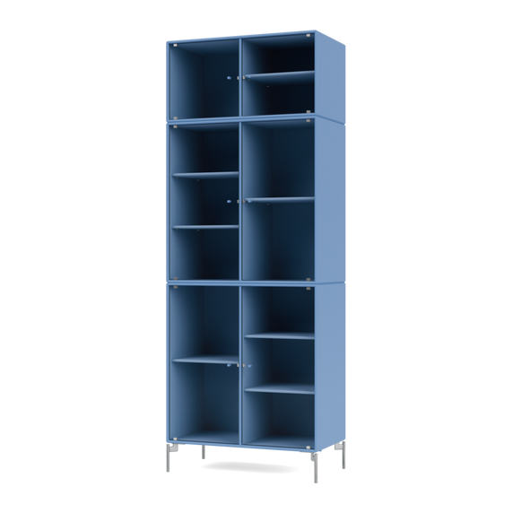 RIPPLE IV Vitrine Cabinet with Legs