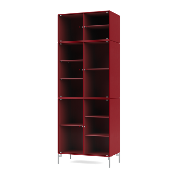 RIPPLE IV Vitrine Cabinet with Legs