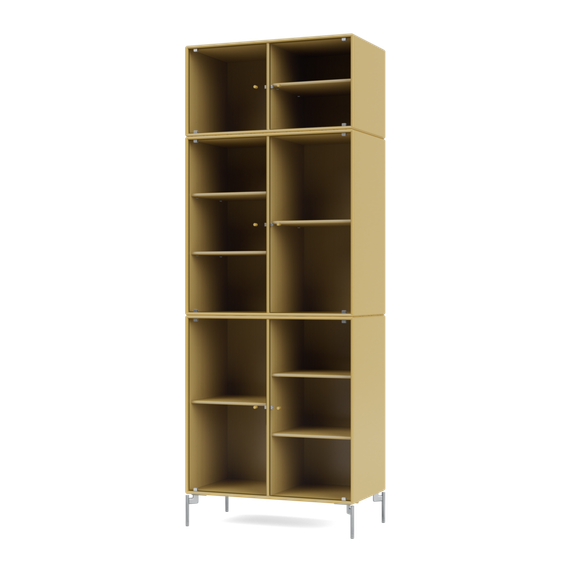 RIPPLE IV Vitrine Cabinet with Legs