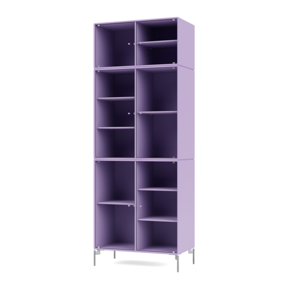 RIPPLE IV Vitrine Cabinet with Legs