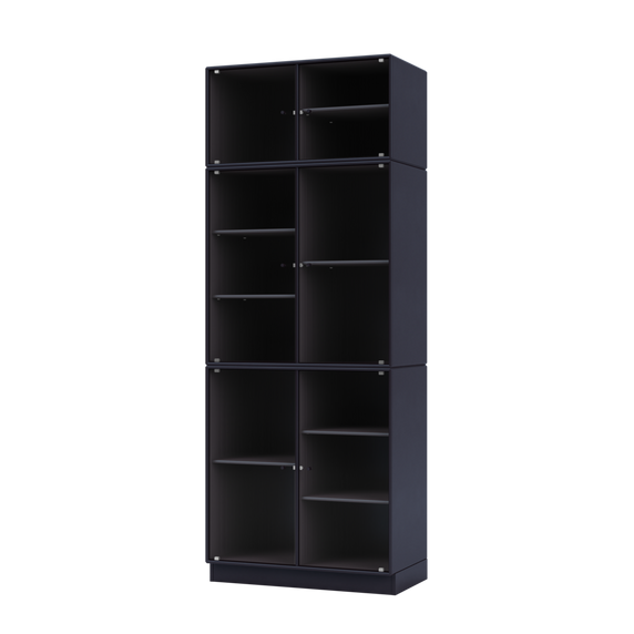 RIPPLE IV Vitrine Cabinet with Plinth