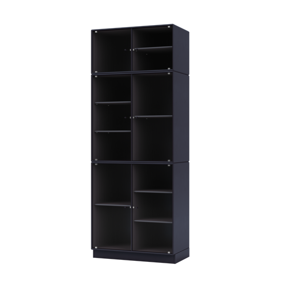 RIPPLE IV Vitrine Cabinet with Plinth