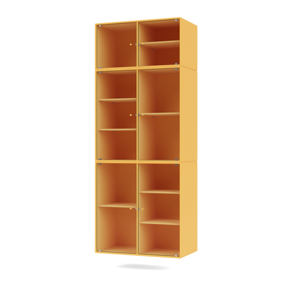 RIPPLE IV Vitrine Cabinet with Suspension Rail