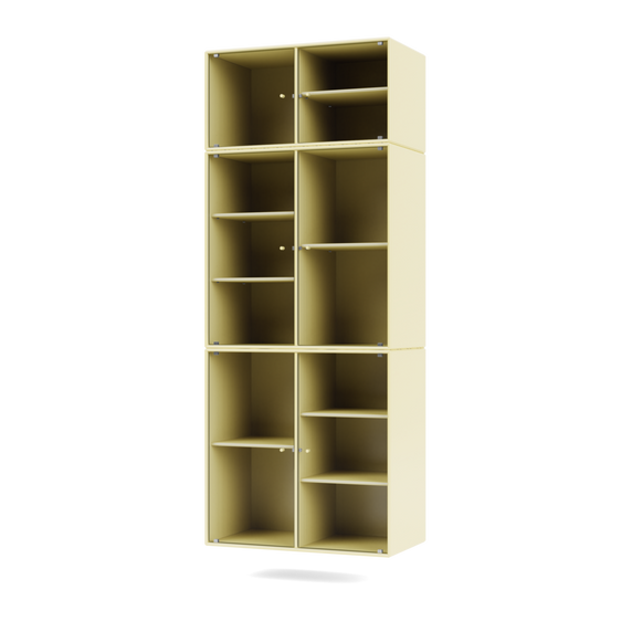 RIPPLE IV Vitrine Cabinet with Suspension Rail