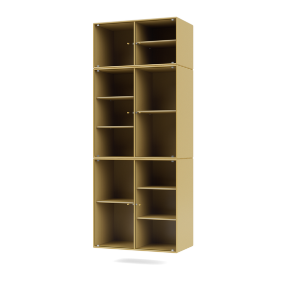 RIPPLE IV Vitrine Cabinet with Suspension Rail