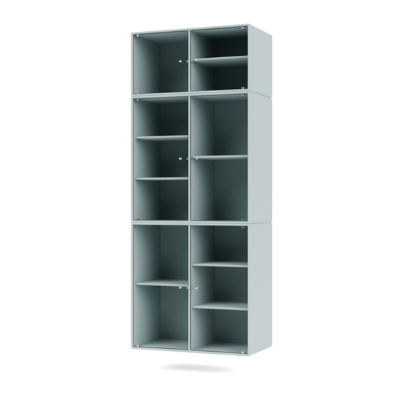 RIPPLE IV Vitrine Cabinet with Suspension Rail