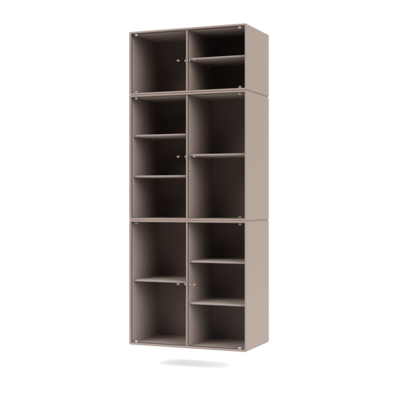 RIPPLE IV Vitrine Cabinet with Suspension Rail