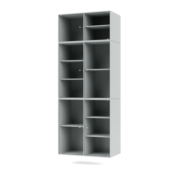 RIPPLE IV Vitrine Cabinet with Suspension Rail