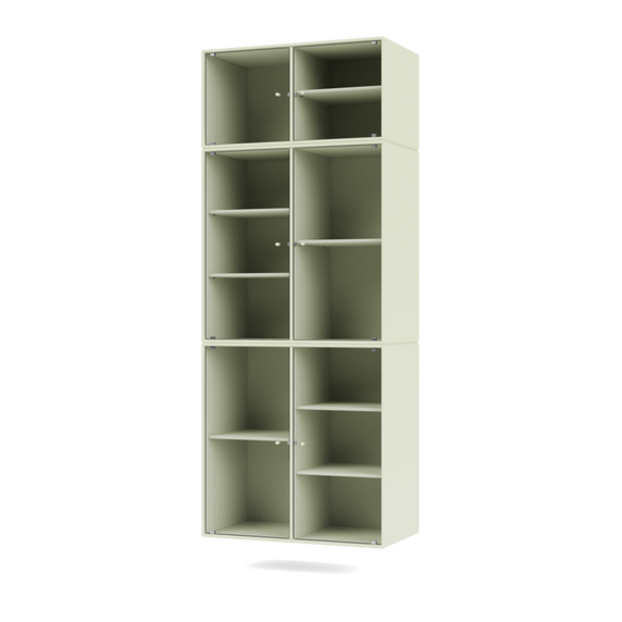 RIPPLE IV Vitrine Cabinet with Suspension Rail