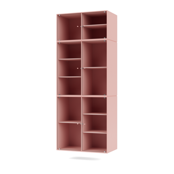 RIPPLE IV Vitrine Cabinet with Suspension Rail