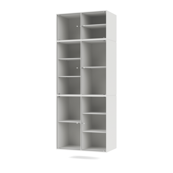 RIPPLE IV Vitrine Cabinet with Suspension Rail