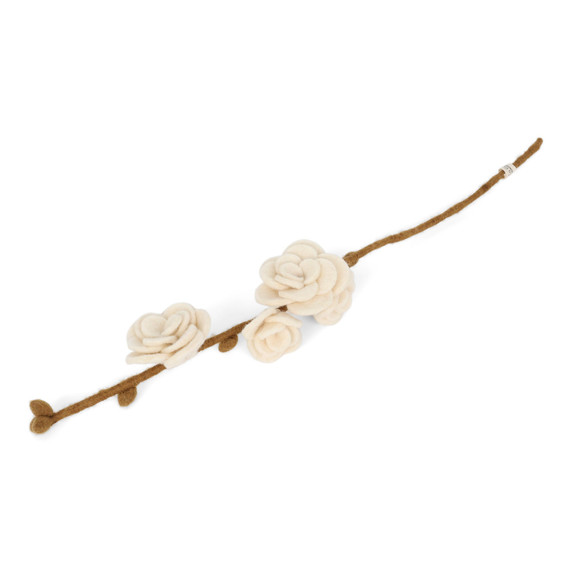 Wool Branch with Roses