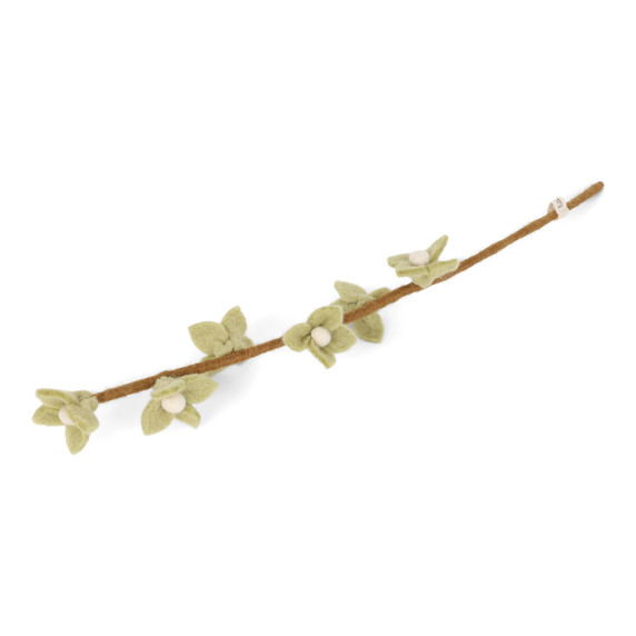 Wool Flowers on Stalk