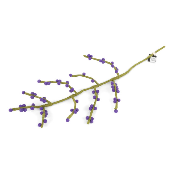 Wool Branch with Berries