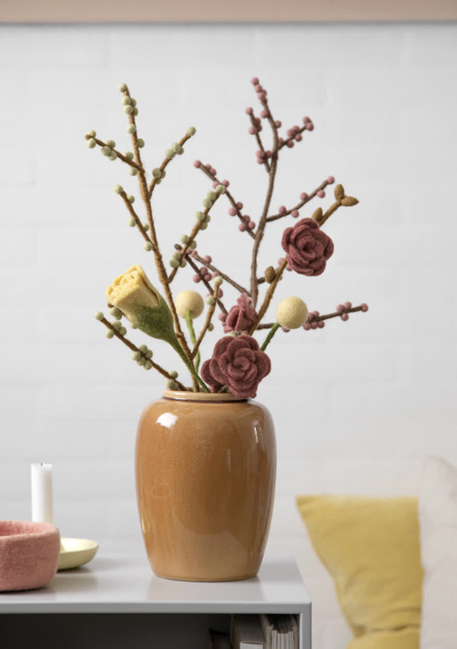 Wool Branch with Berries