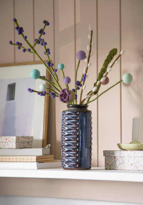 Wool Ball Flower Small