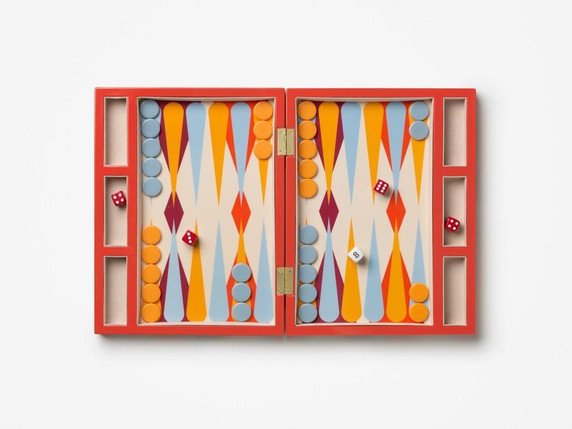 Lacquered Backgammon