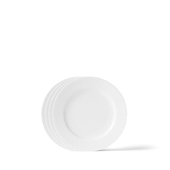 Rhombe White Dinner Plate