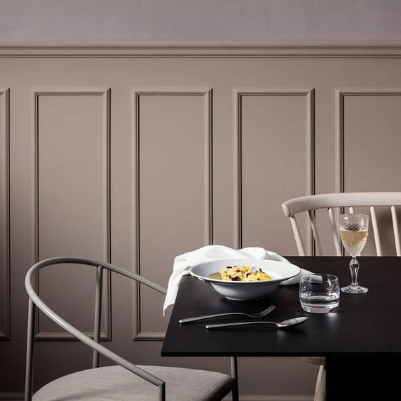 Rhombe White Soup Plate