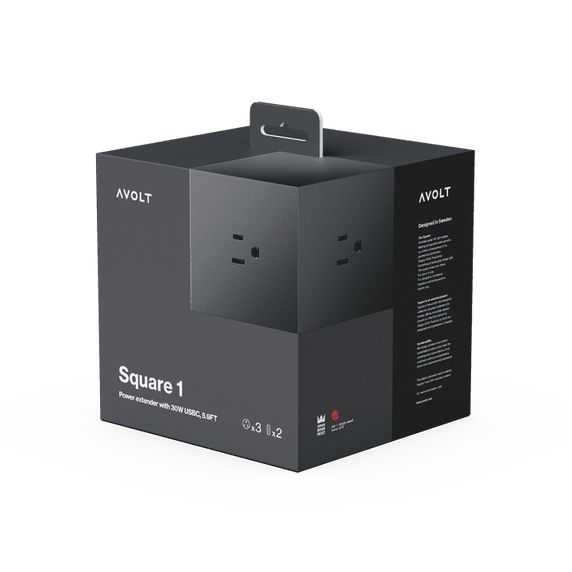 AVOLT Square 1 Plug with USB-C