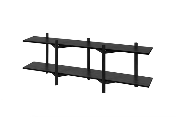 Zig Zag Media Shelf