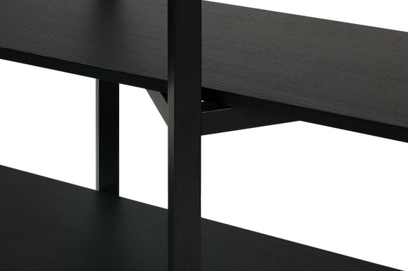 Zig Zag Media Shelf