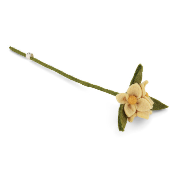 Wool Flowers on Branch