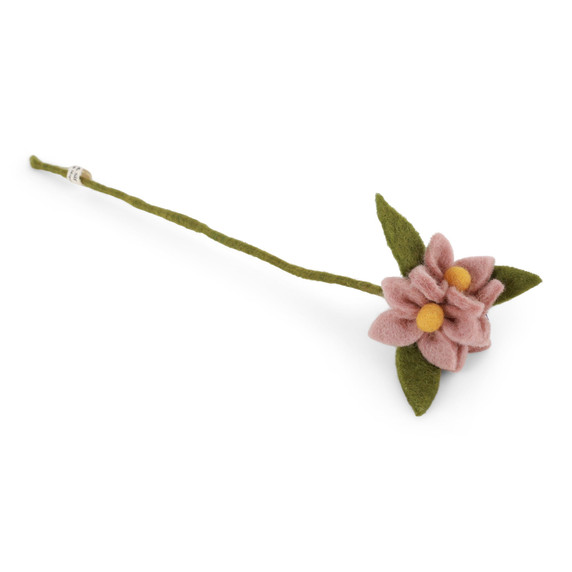 Wool Flowers on Branch