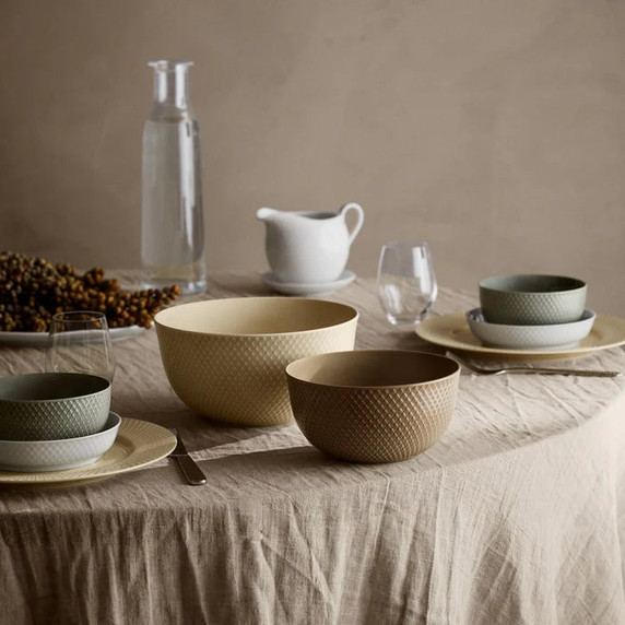 Rhombe Earth Serving Bowl - 8.7 inches