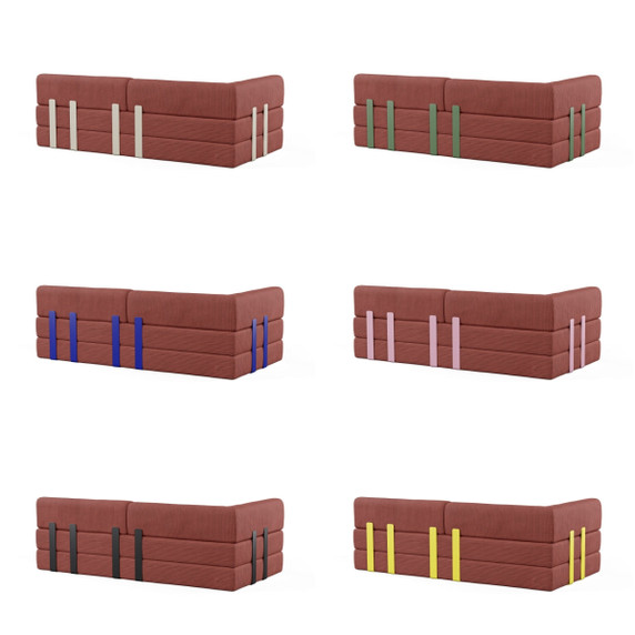 Levi 2-Seater Sofa Semi Open