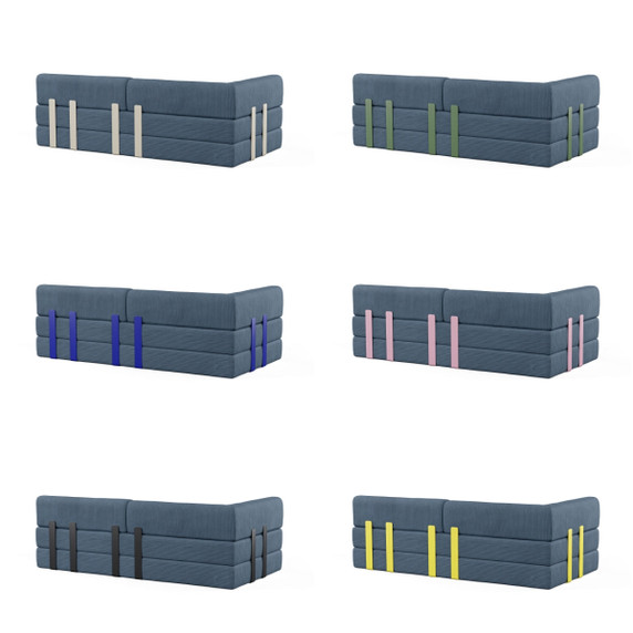 Levi 2-Seater Sofa Semi Open