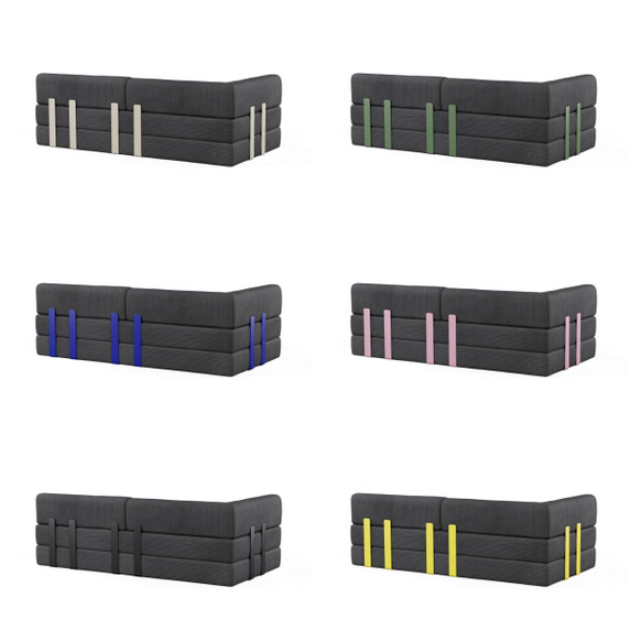 Levi 2-Seater Sofa Semi Open