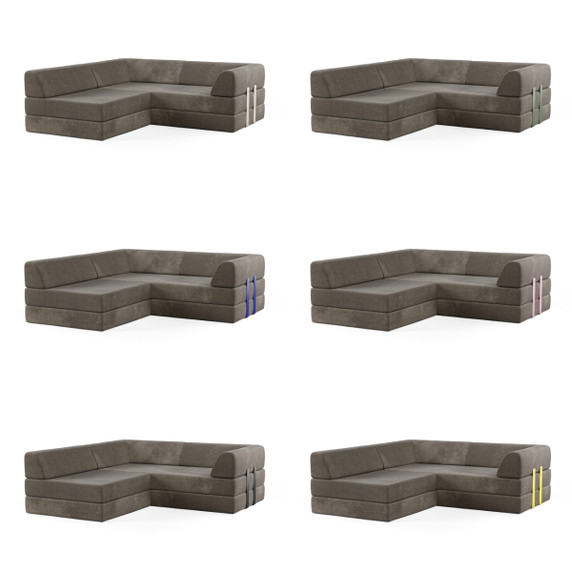 Levi 3-Seater Sofa Open Corner