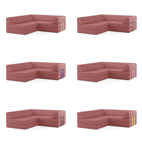 Levi 3-Seater Sofa Open Corner