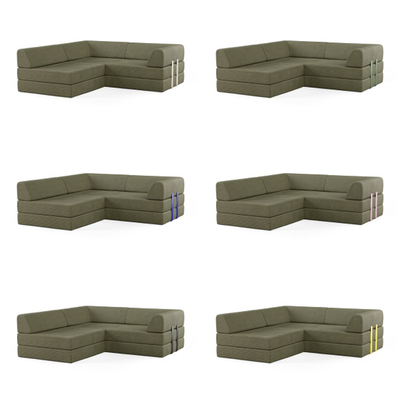 Levi 3-Seater Sofa Open Corner