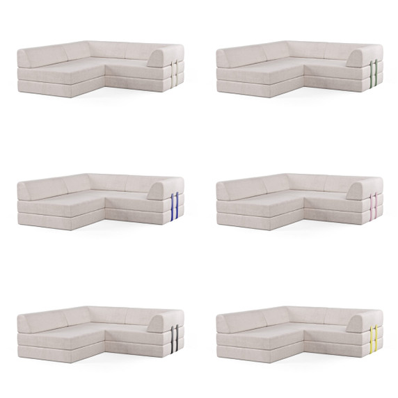 Levi 3-Seater Sofa Open Corner