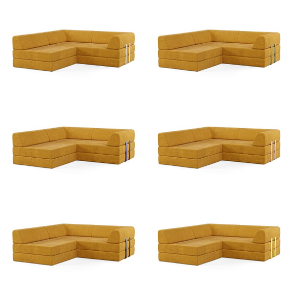 Levi 3-Seater Sofa Open Corner