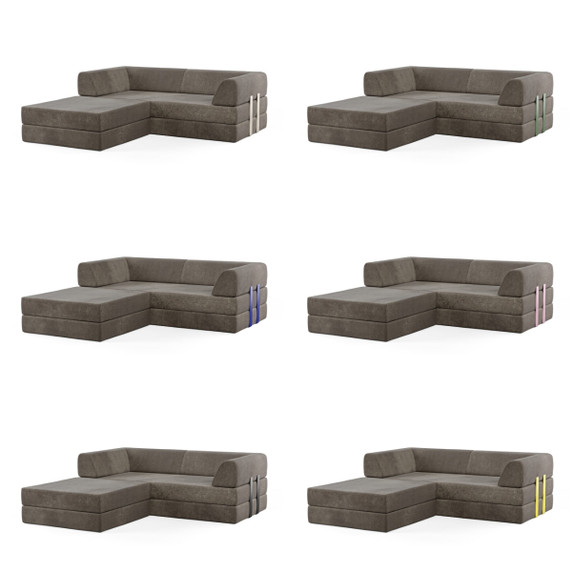 Levi 3-Seater Sofa Chaise Corner