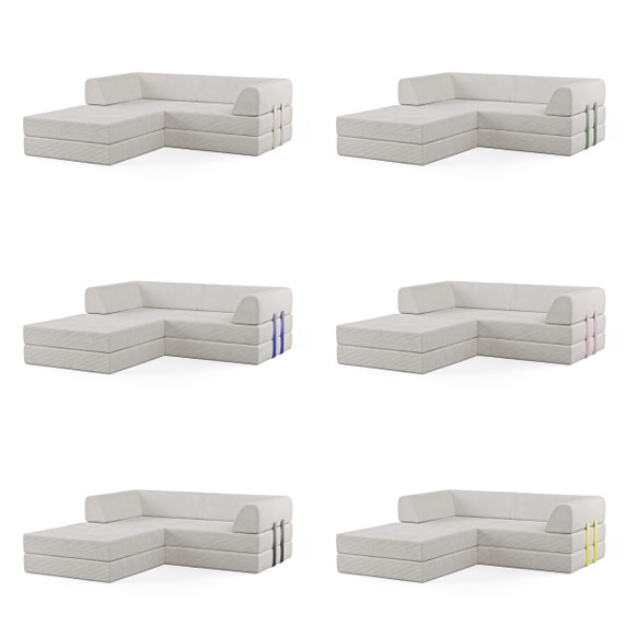 Levi 3-Seater Sofa Chaise Corner