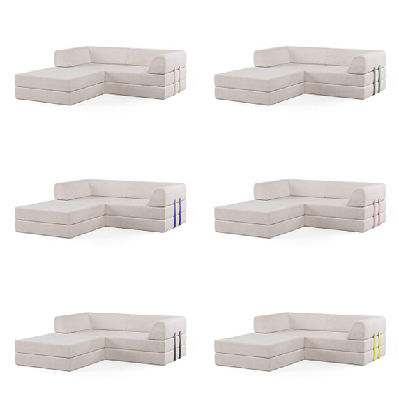 Levi 3-Seater Sofa Chaise Corner